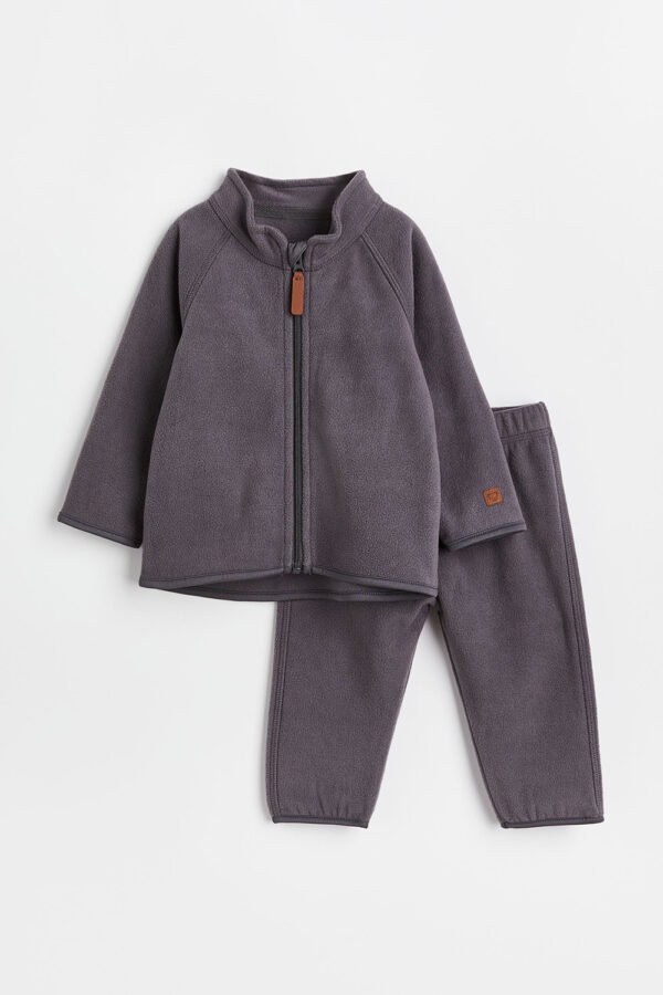 H&M grey fleece set