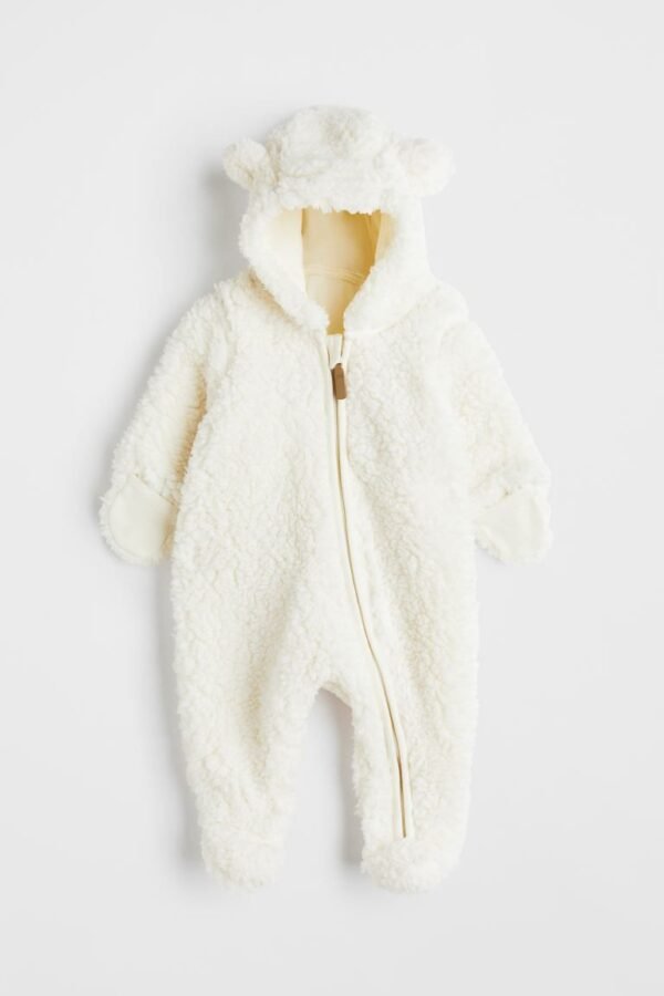 H&M White Bear Suit