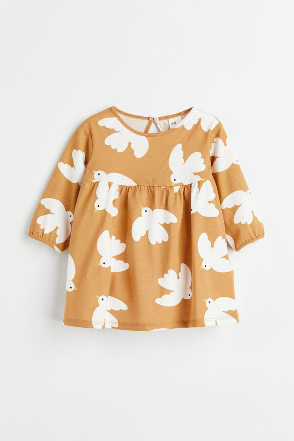 H&M Yellow Bird dress