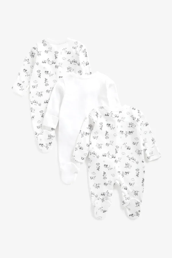 Mothercare Panda Sleepsuit pack