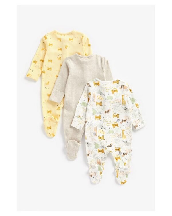 Mothercare Safari Sleep suit pack