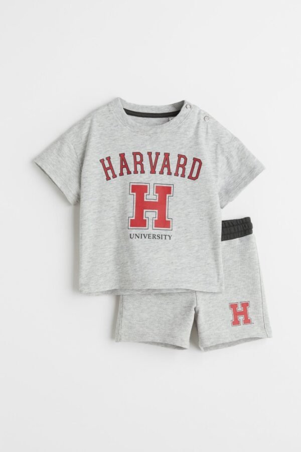 H&M Harvard shirt and short set