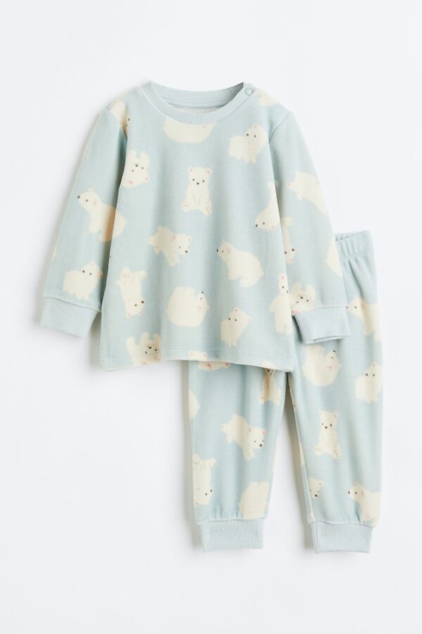 H&M Polar Bear 2 Pc set Blue
