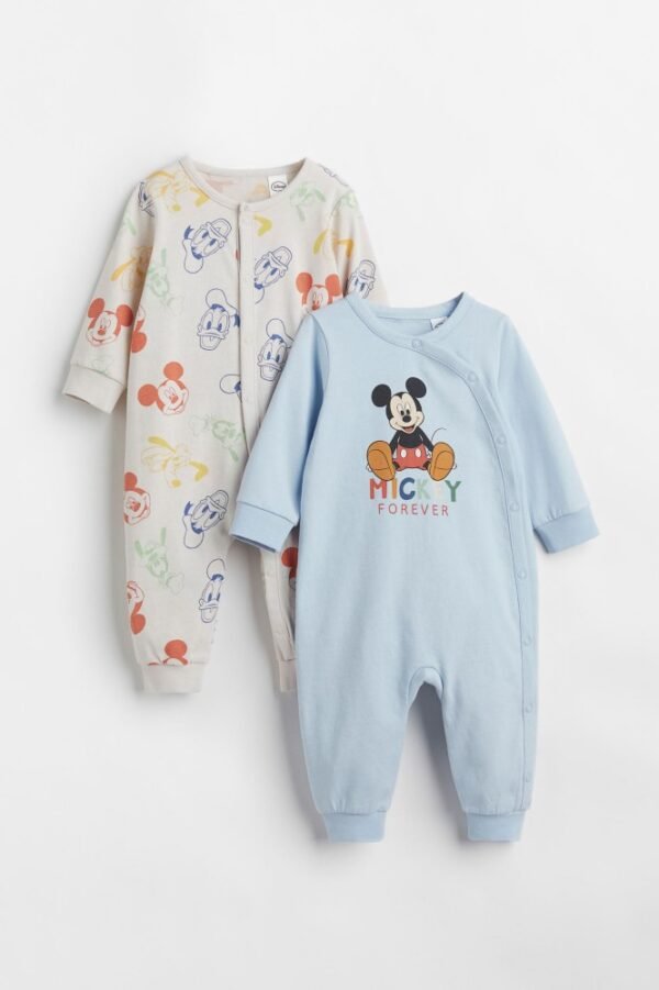 H&M Mickey Sleepsuit Set