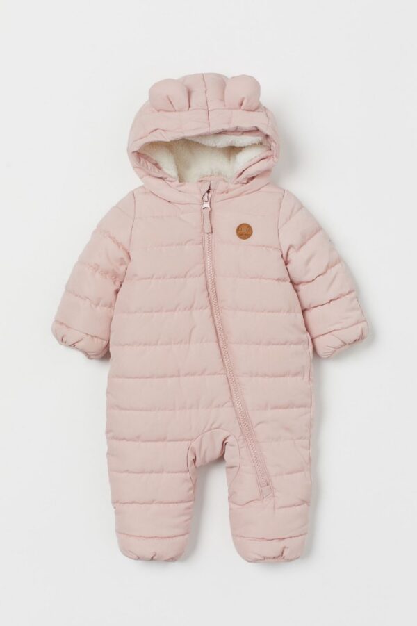 H&M pink snowsuit