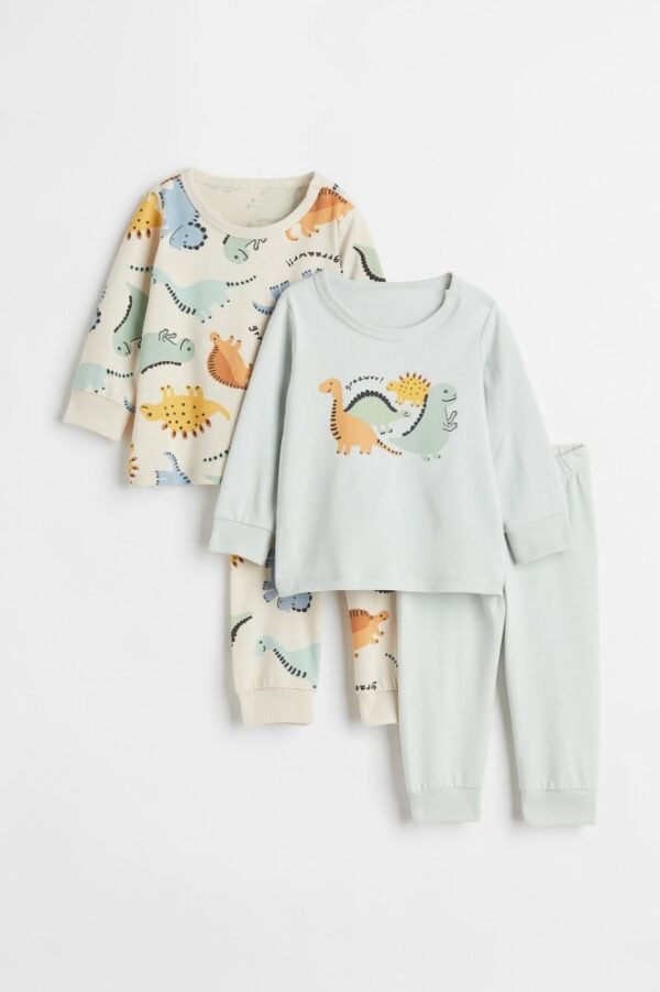 H&M dino pj set of 4