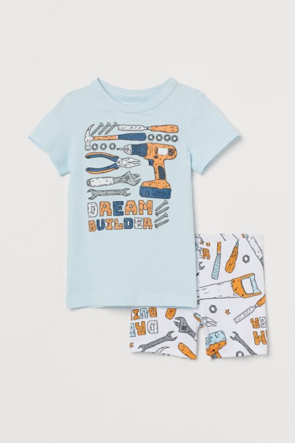 H&M Construction Shorts Set