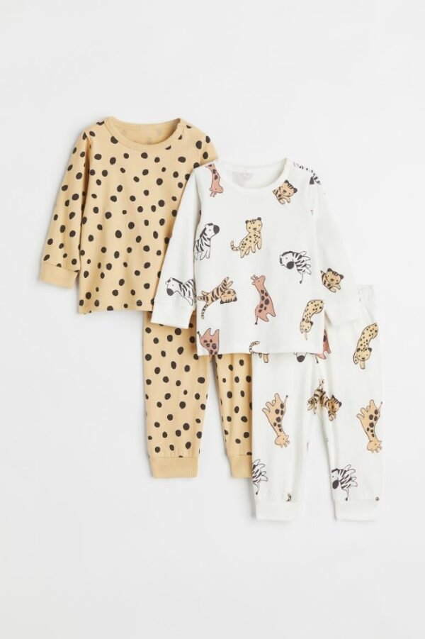 H&M Animal pyjamas pack of 4