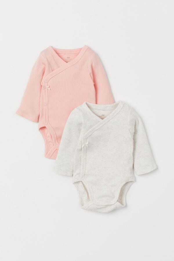 H&M pointele bodysuite pack of 2