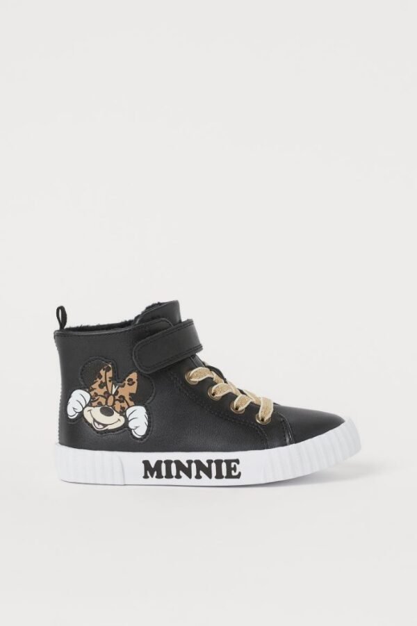 H&M minnie mouse high top shoes