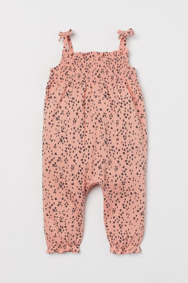 H&M Spotted pink jumpsuit