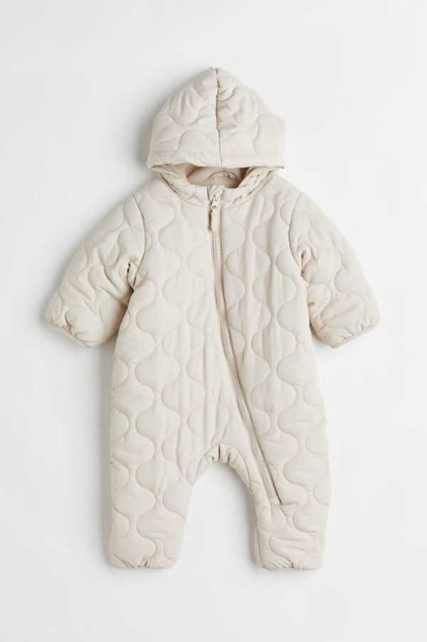 Beige snowsuit h&m