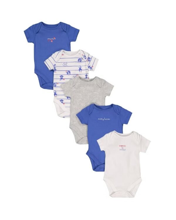 Mothercare monkey bananas bodysuit pack