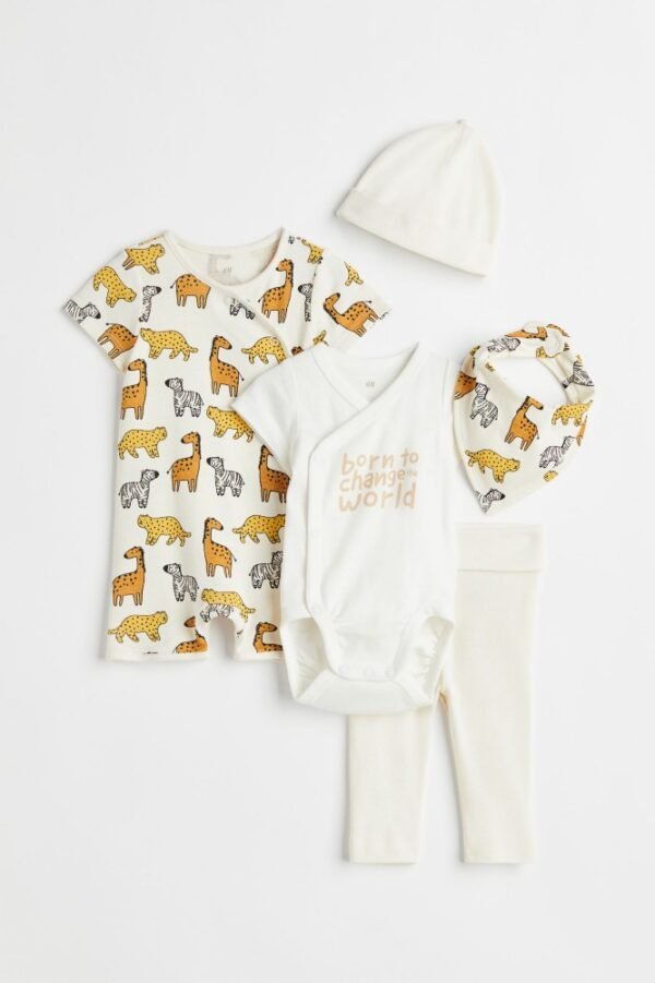 H&M Born to change world 5-piece set
