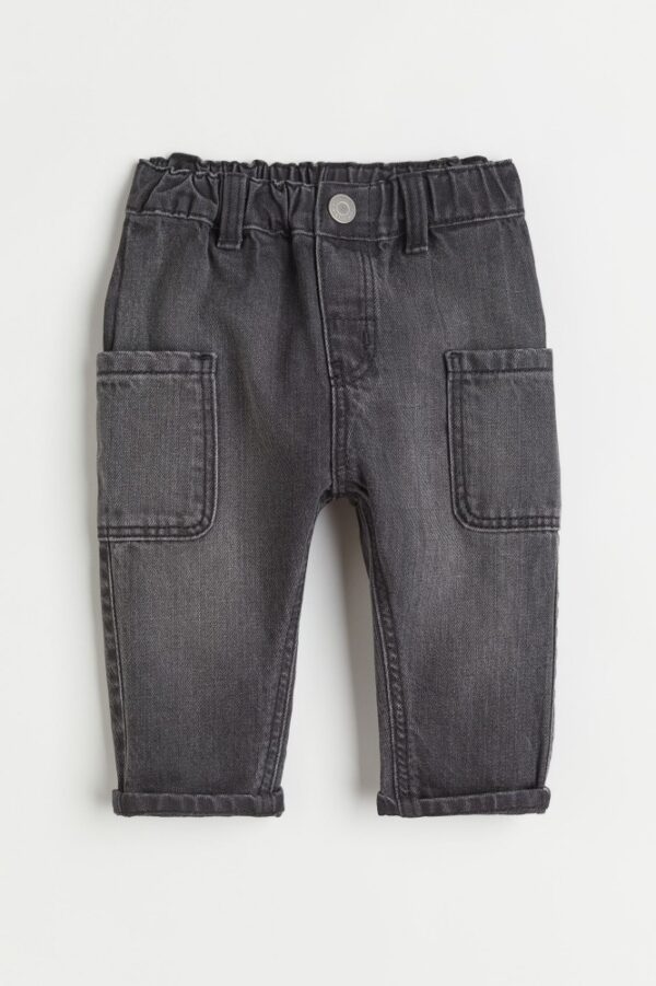 H&m black loose fit jeans