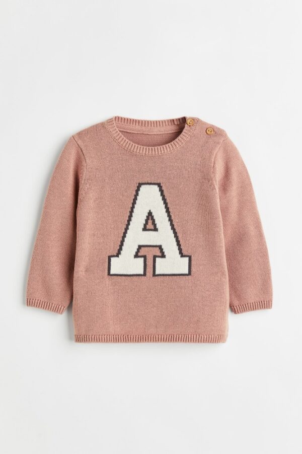 H&M a letter sweater