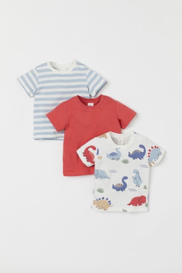 H&m dino shirt 3 pack