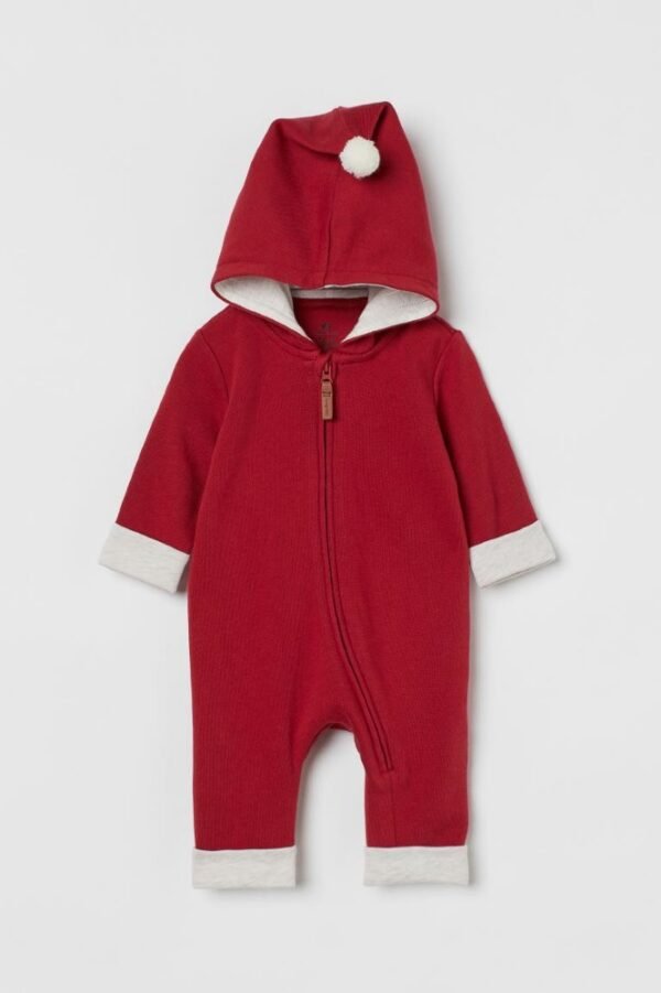H&M deep red pram suit