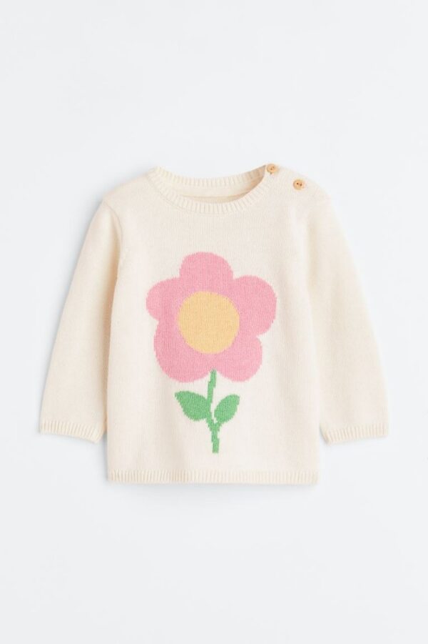 H&M Flower Sweater