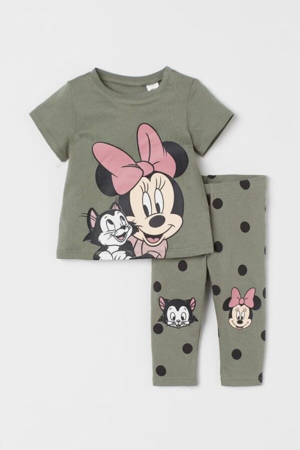 H&m Minnie pj set 2 pc