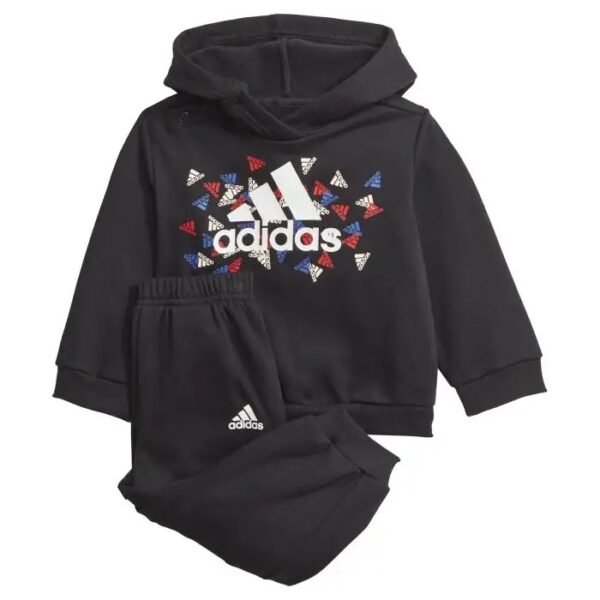 Adidas fleece black tracksuit gt9502