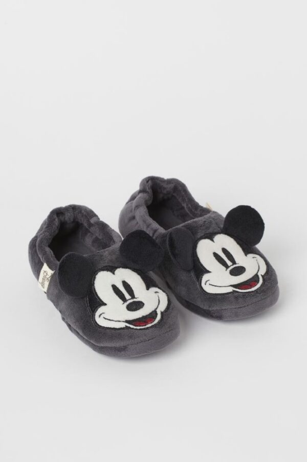 H&M Mickey mouse slip ons