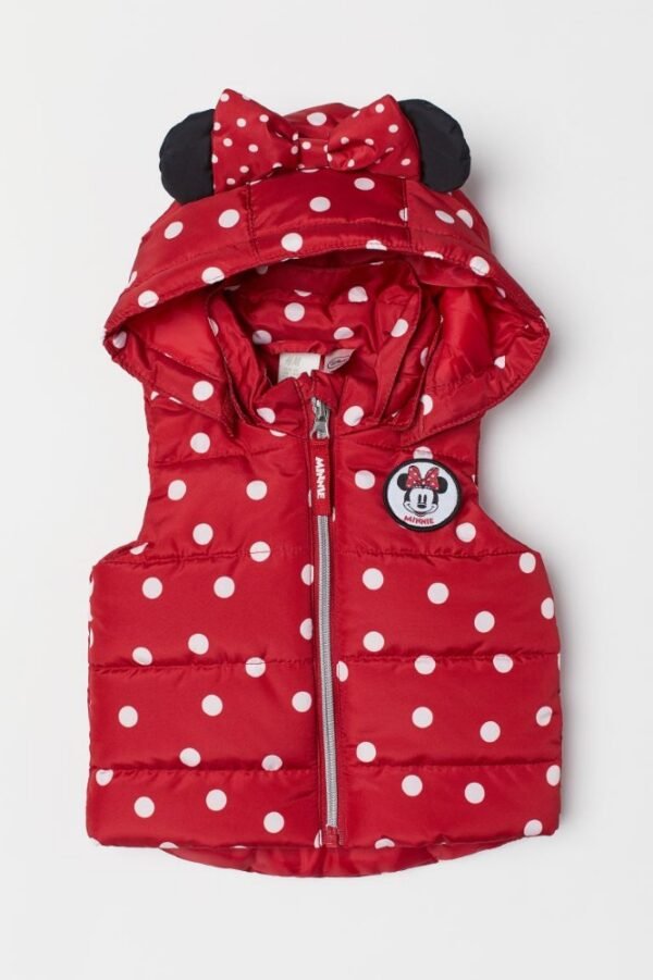 H&M Minnie mouse red gilet