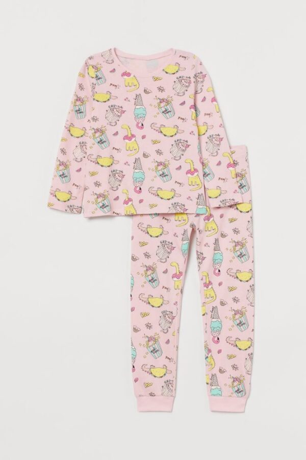 H&m donut cupcake pj set