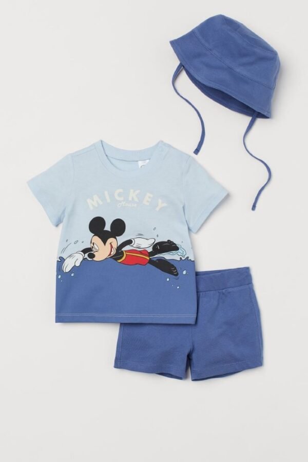 H&M mickey mouse 3 pc set with hat