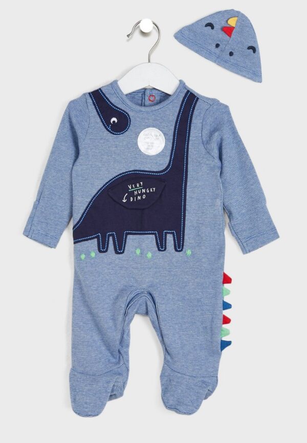 Mothercare dino onesie with hat