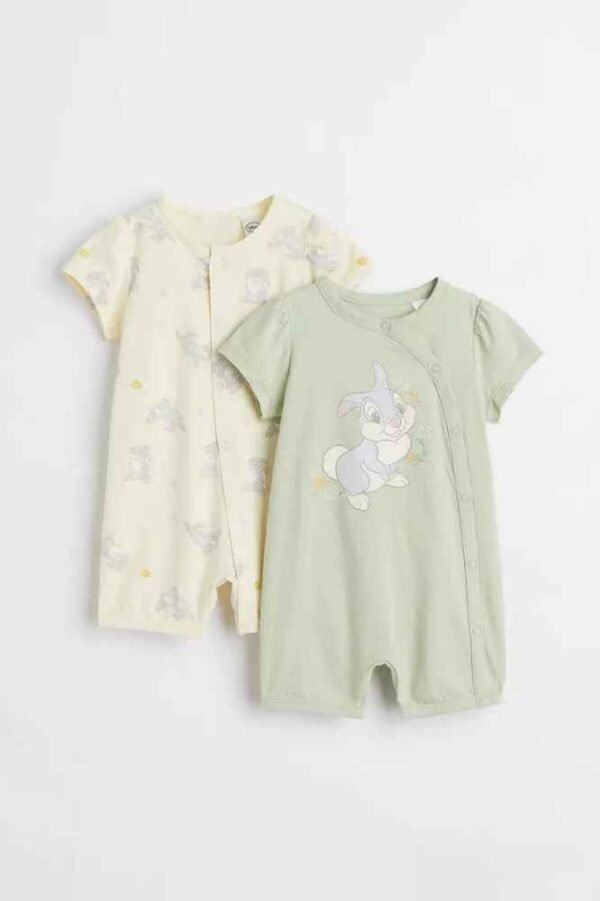 H&M Bunny romper pack of 2