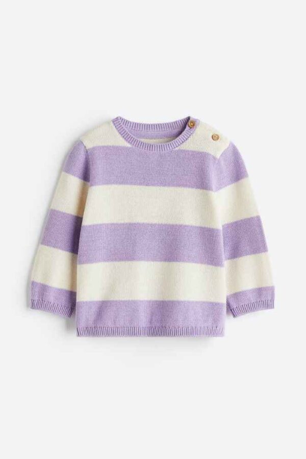 H&M purple knitted sweater