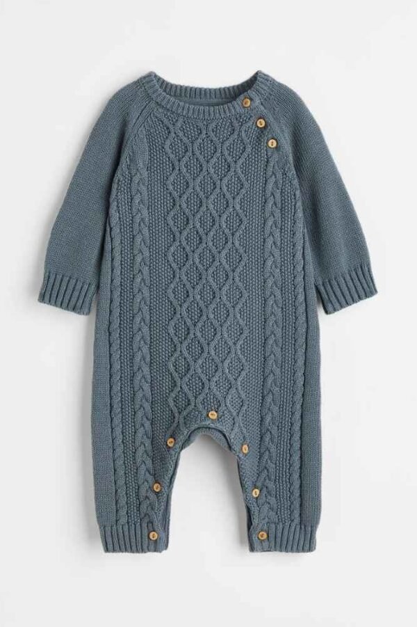 H&M knitted romper suit