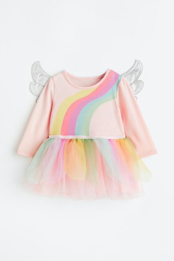 H&m Rainbow dress with wings