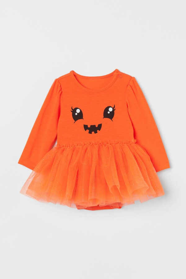 H&M Orange pumpkin dress