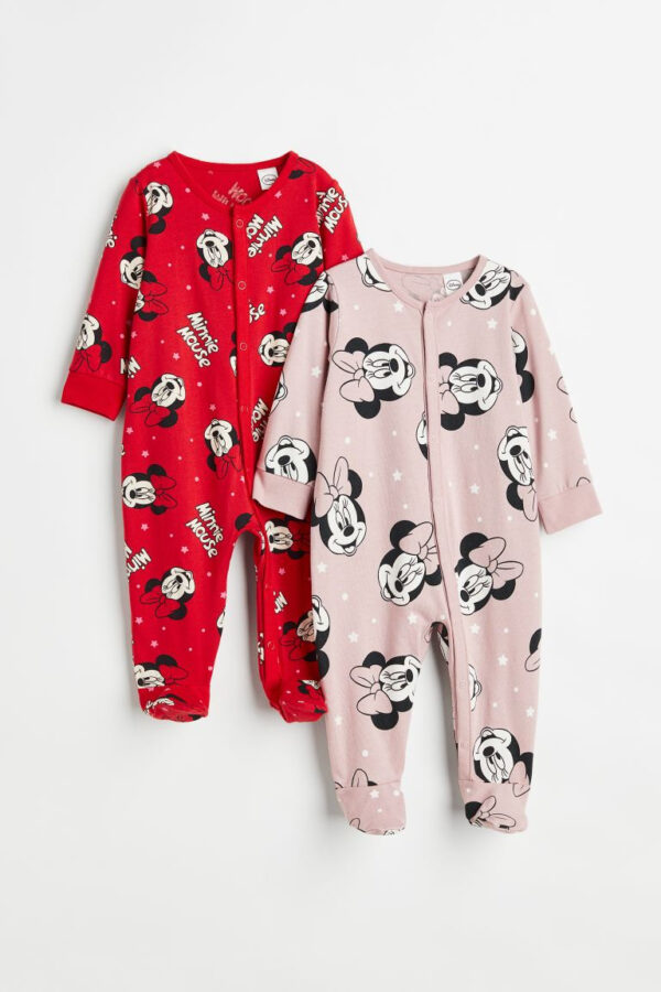 H&m minnie mouse sleepsuit set