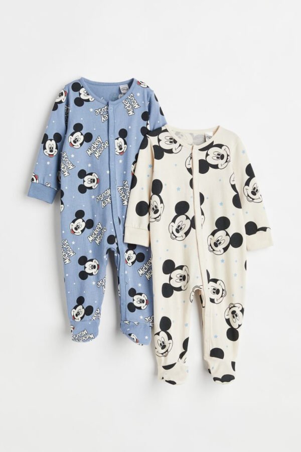 H&m Mickey mouse sleepsuit pack