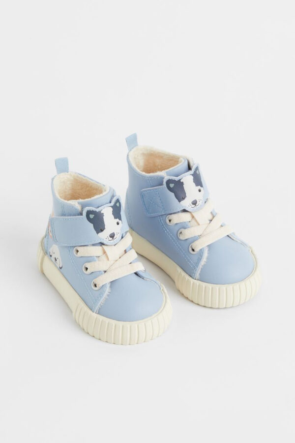 H&M blue puppy high tops