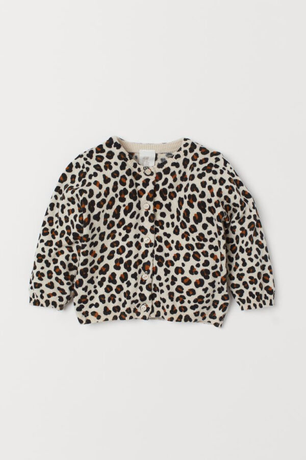 H&M leopard print cardigan