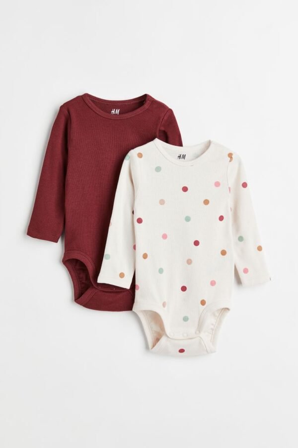 H&m polka dot bodysuit set