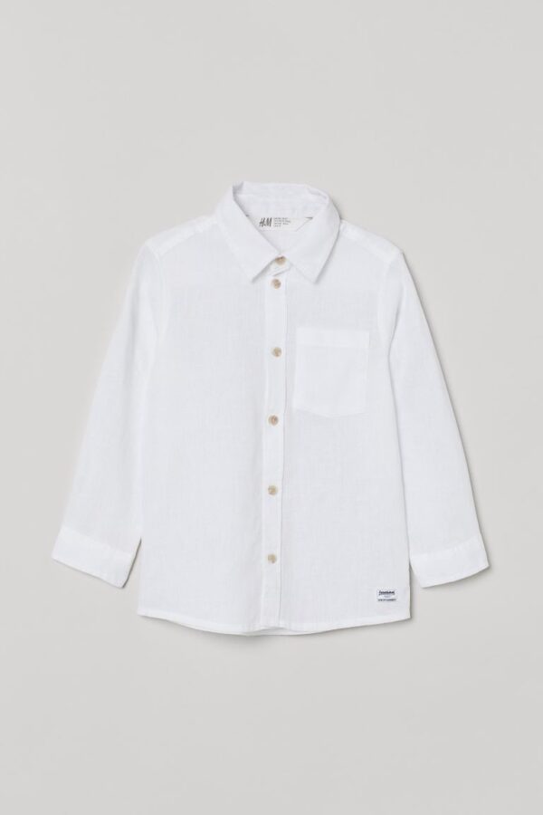 H&m white formal shirt