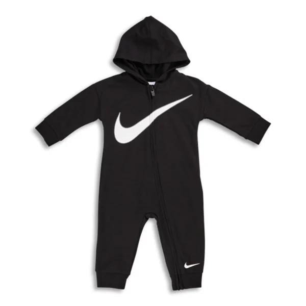 Nike black all in one with hoodie