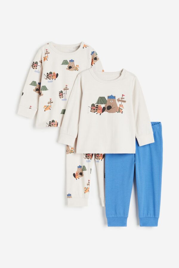 H&m bear pyjamas pack of 4