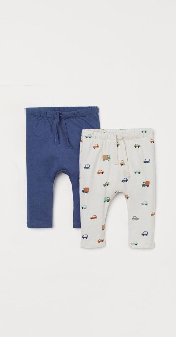 H&M cotton trouser set of 2