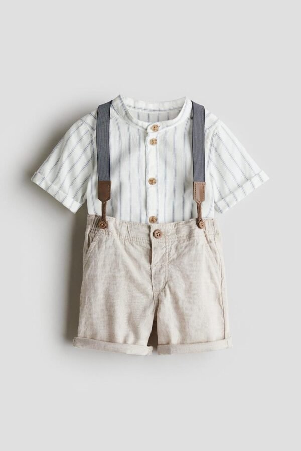 H&M – 3 pc suspenders set