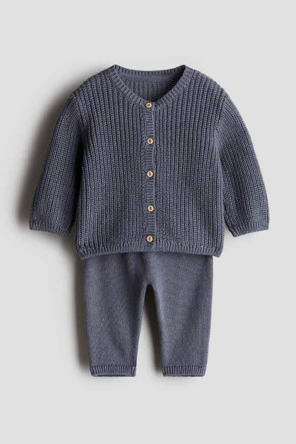 HM – 2-piece cotton-knit set