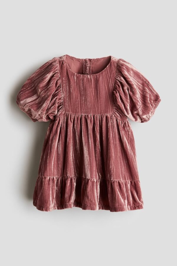 HM – Crushed-Velvet Dress