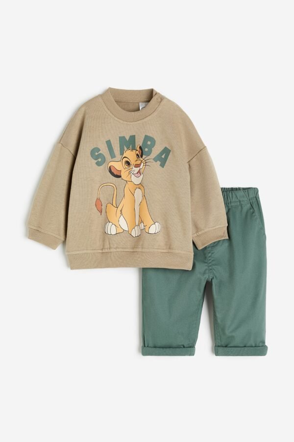 HM – 2-piece set Beige/The Lion King